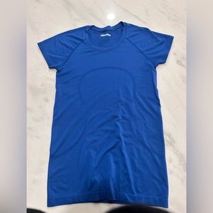 Lululemon royal blue short sleeve swiftly tech